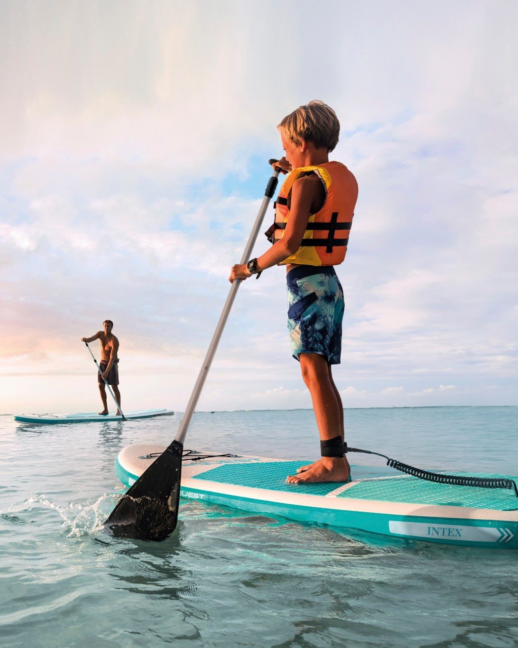 Intex 68241NP Aquaquest 240 244 cm Çocuk Şişme Stand up Paddle Board